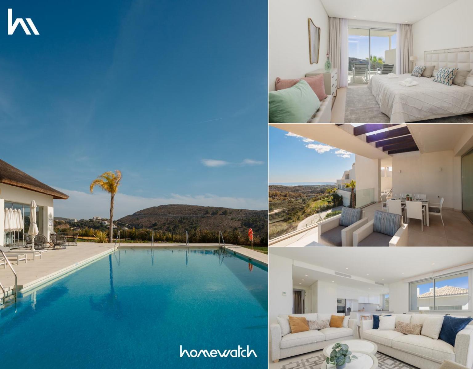 3 Bedroom With Large Terrace Overlooking The Sea, In Marbella Club Hills, Apartment